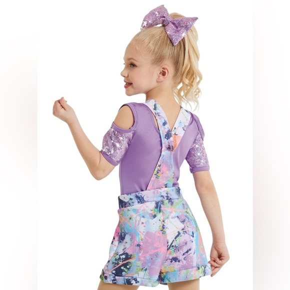 Weissman Overall With Sequin Top Set - Picture 3 of 5